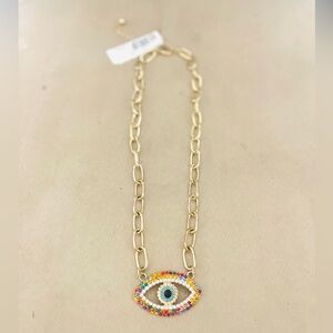 Natasha Evil Eye Necklace